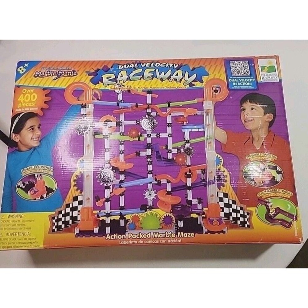 RARE TECHNO GEARS MARBLE MANIA Dual Velocity Raceway